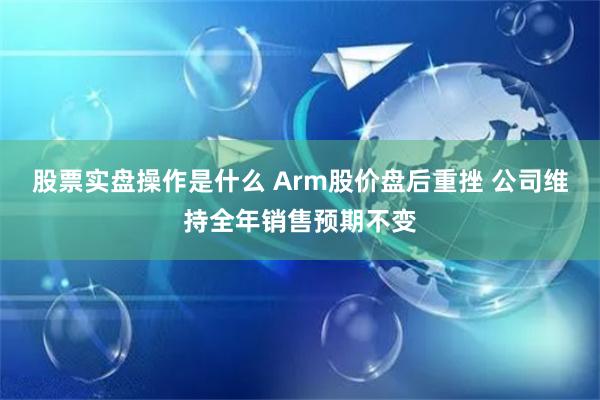 股票实盘操作是什么 Arm股价盘后重挫 公司维持全年销售预期不变