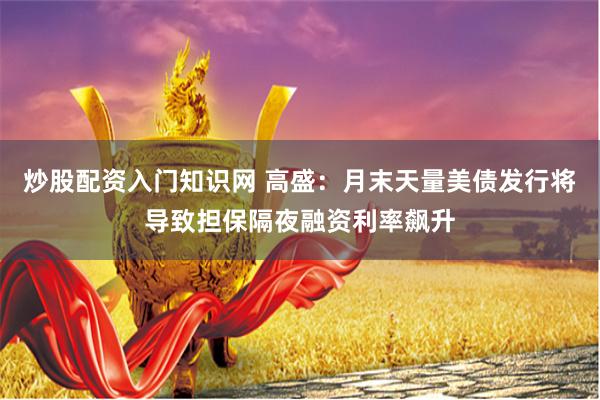 炒股配资入门知识网 高盛：月末天量美债发行将导致担保隔夜融资利率飙升